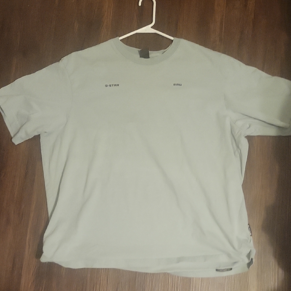 XL Oversize G-Star Men's Light Blue Short Sleeve Tee